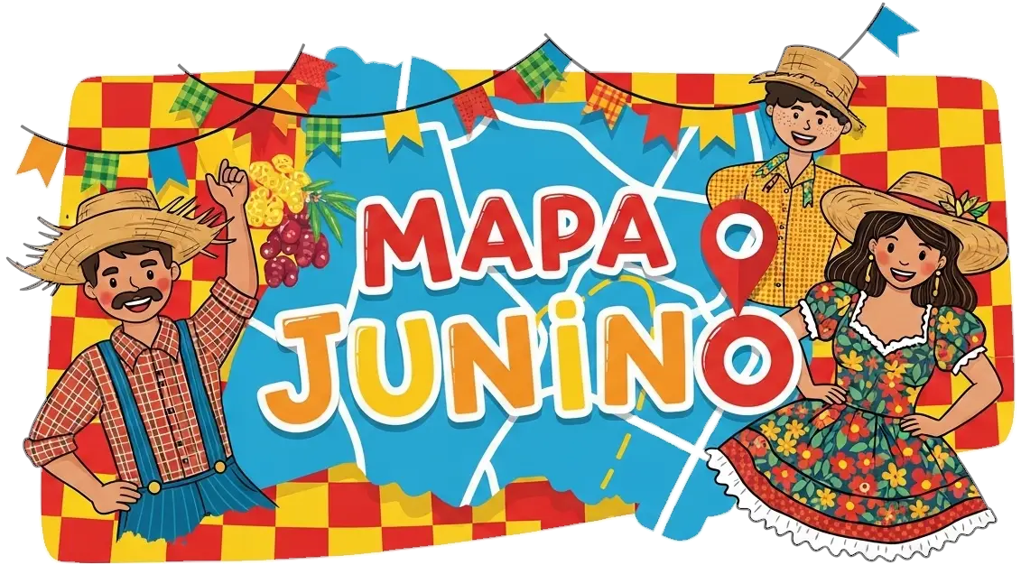 Mapa Junino - Encontre festas juninas
